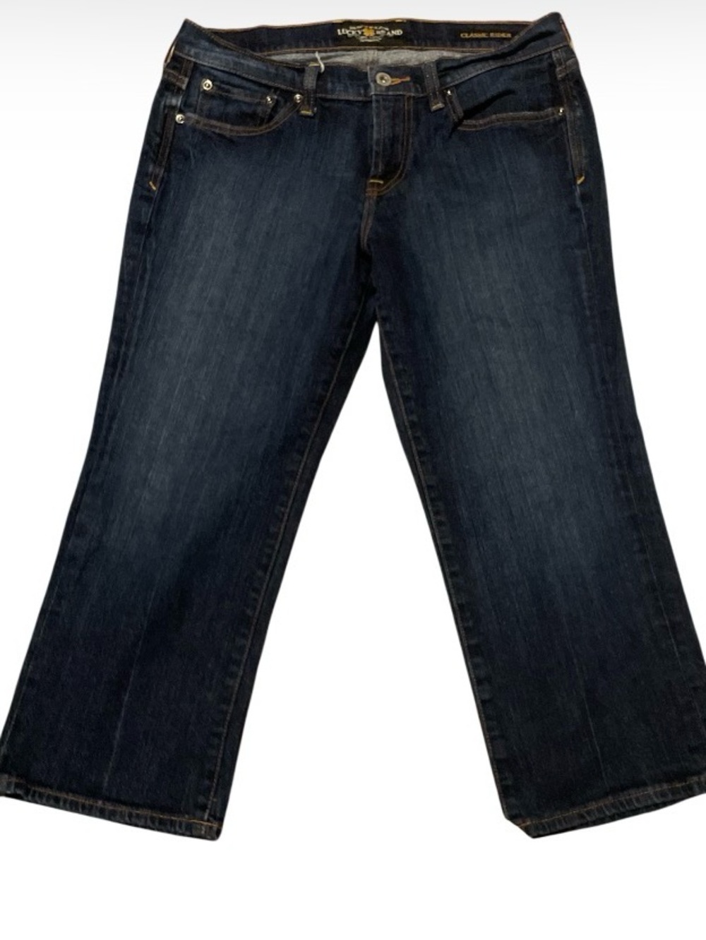Lucky Brand Size 29 Classic Rider Crop Jeans Blue
